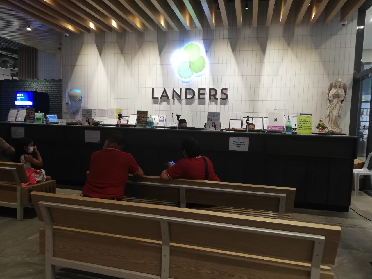 LANDERS ランダース BGC フィリピン カウンター 会員申し込み